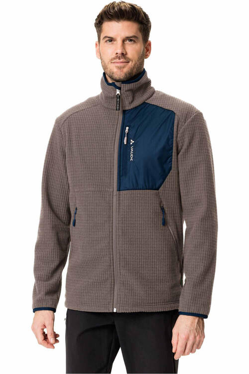VAUDE MEN'S NEYLAND FLEECE JACKET marron