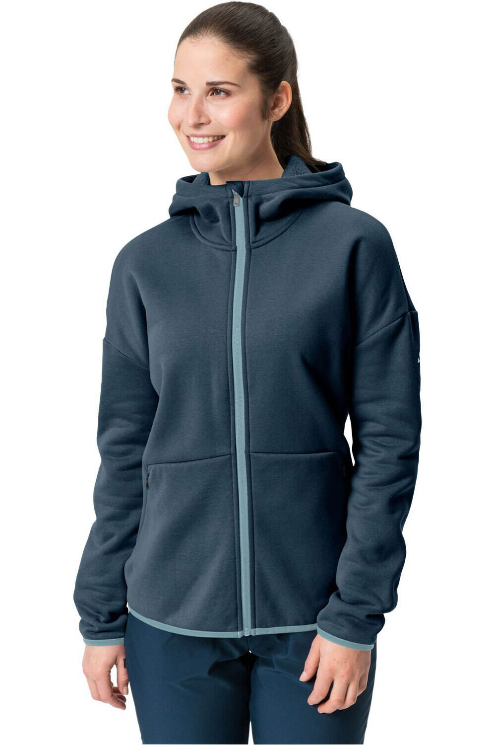 Vaude forro polar mujer Vaude Women's Mineo Fleece Jacket vista frontal Vaude forro polar mujer Vaude Women's Mineo Fleece Jacket vista frontal