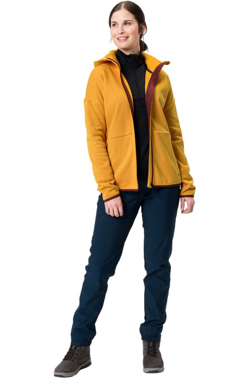 VAUDE WOMEN'S MINEO FLEECE JACKET amarillo