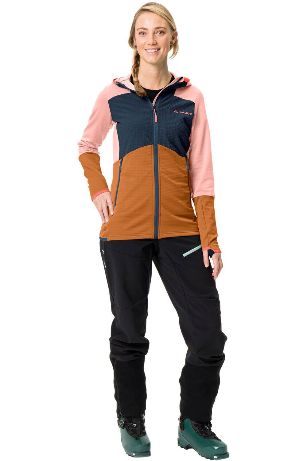 Vaude forro polar mujer Vaude Women's Monviso Hooded Grid Fleece Jacket 04 Vaude forro polar mujer Vaude Women's Monviso Hooded Grid Fleece Jacket 04