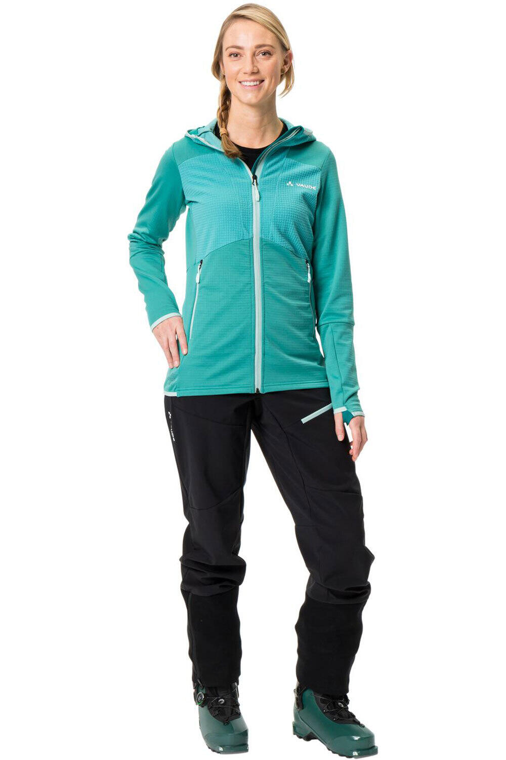 Vaude forro polar mujer Vaude Women's Monviso Hooded Grid Fleece Jacket 04 Vaude forro polar mujer Vaude Women's Monviso Hooded Grid Fleece Jacket 04