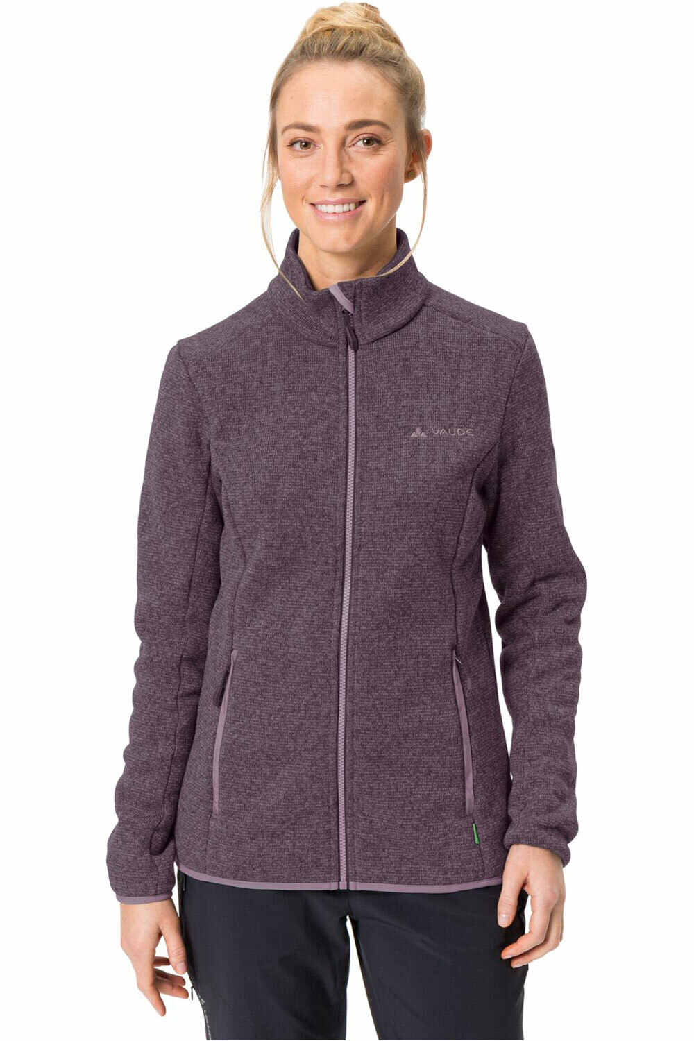 Vaude forro polar mujer Vaude Women's Rienza Jacket IV vista frontal Vaude forro polar mujer Vaude Women's Rienza Jacket IV vista frontal