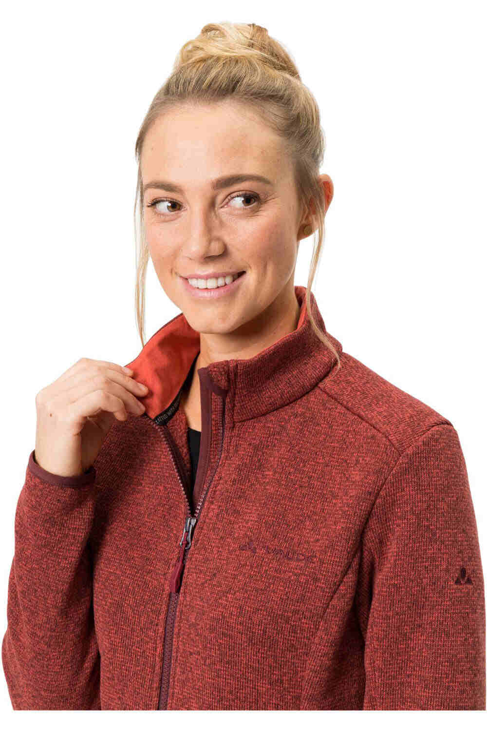 Vaude forro polar mujer Vaude Women's Rienza Jacket IV vista detalle Vaude forro polar mujer Vaude Women's Rienza Jacket IV vista detalle
