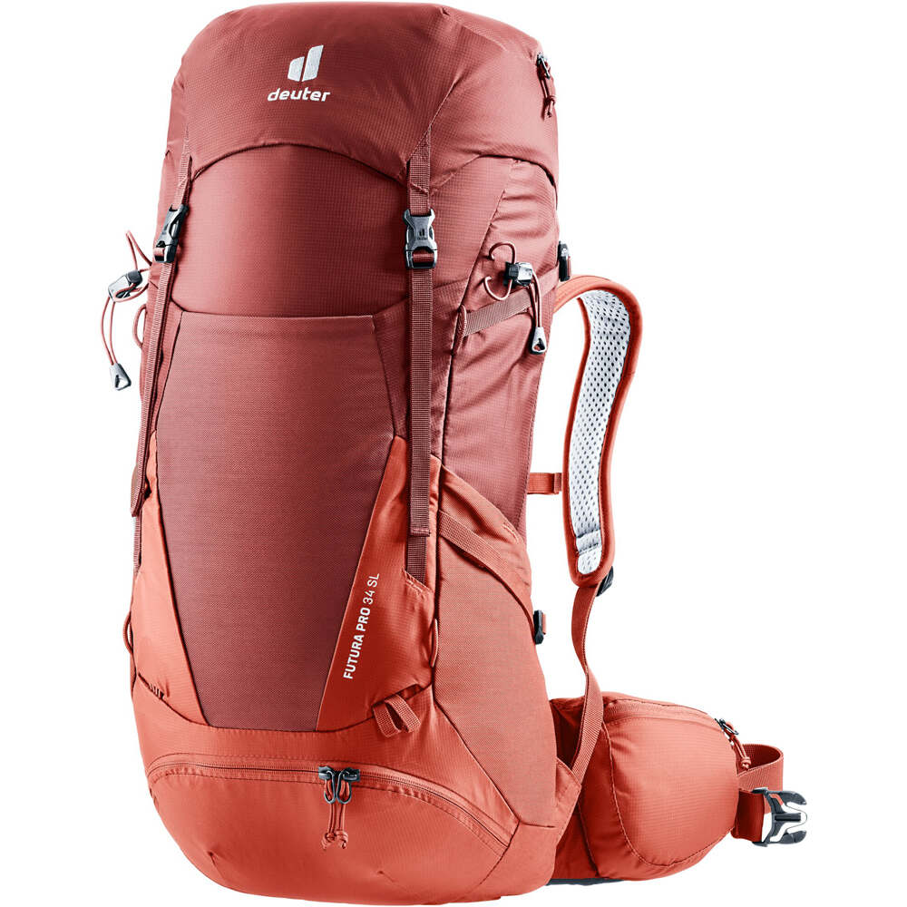 Deuter mochila montaña Deuter Futura Pro 34 SL vista frontal Deuter mochila montaña Deuter Futura Pro 34 SL vista frontal