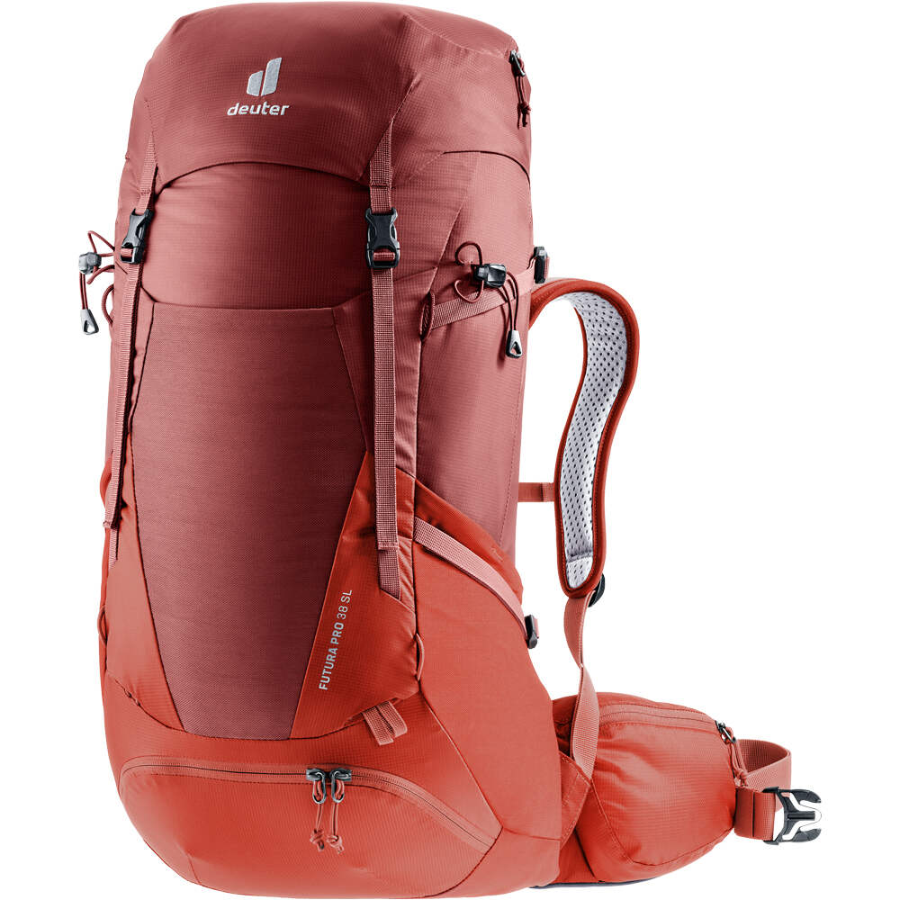 Deuter mochila montaña Deuter Futura Pro 38 SL vista frontal Deuter mochila montaña Deuter Futura Pro 38 SL vista frontal