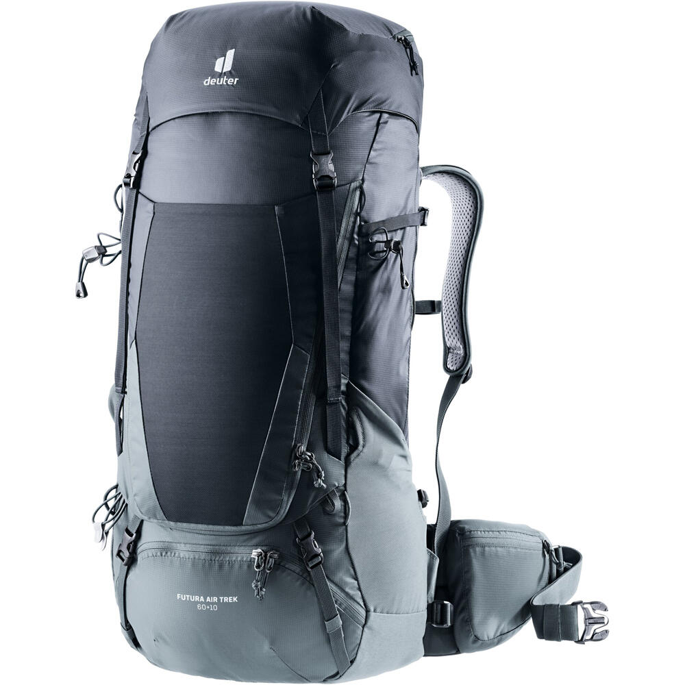 Deuter mochila montaña Deuter Futura Air Trek 60 + 10 vista frontal Deuter mochila montaña Deuter Futura Air Trek 60 + 10 vista frontal