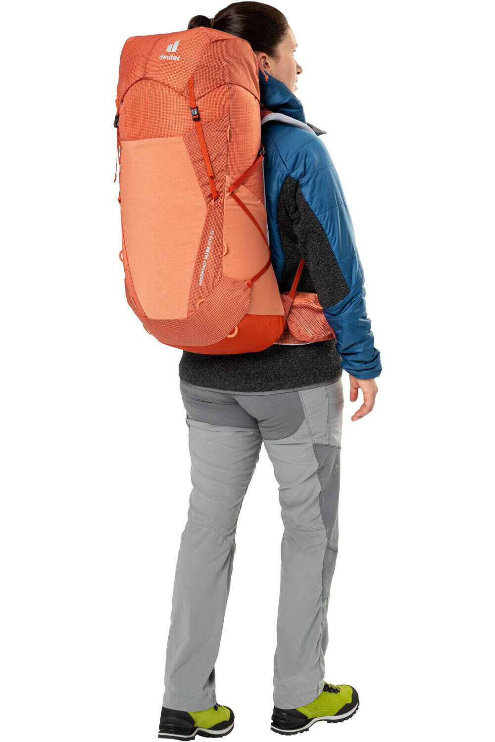 Deuter mochila montaña Deuter Aircontact Ultra 45+5 SL vista frontal Deuter mochila montaña Deuter Aircontact Ultra 45+5 SL vista frontal