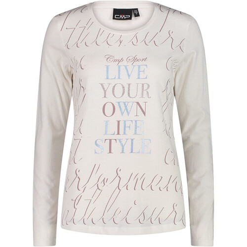 CMP WOMAN T-SHIRT blanco
