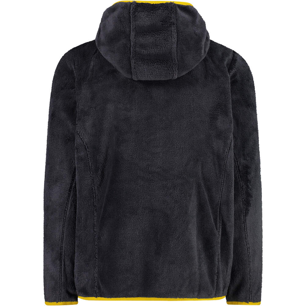 Cmp forro polar niño KID JACKET FIX HOOD vista trasera Cmp forro polar niño KID JACKET FIX HOOD vista trasera