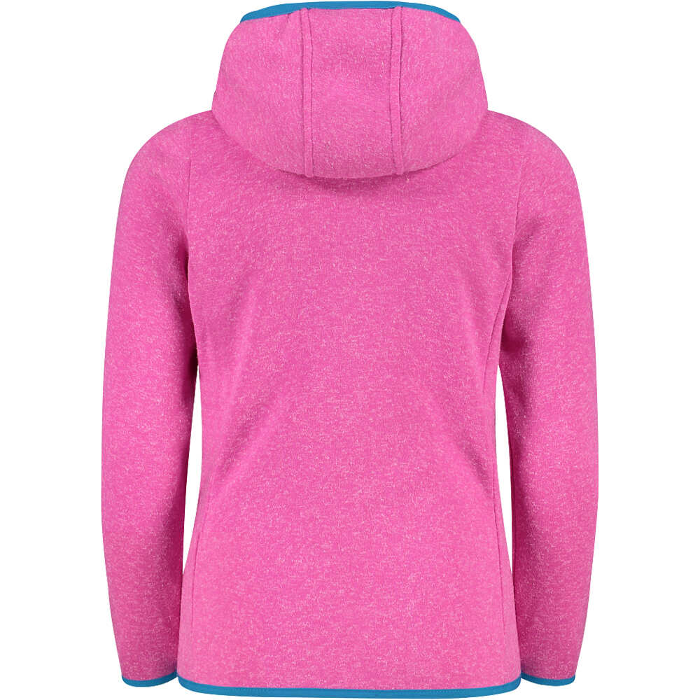 Cmp forro polar niño Cmp KID G JACKET FIX HOOD vista trasera Cmp forro polar niño Cmp KID G JACKET FIX HOOD vista trasera