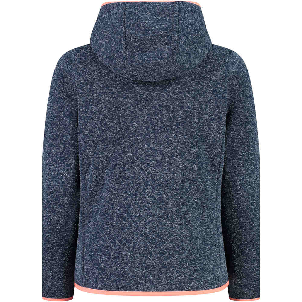 Cmp forro polar niño Cmp KID G JACKET FIX HOOD vista trasera Cmp forro polar niño Cmp KID G JACKET FIX HOOD vista trasera
