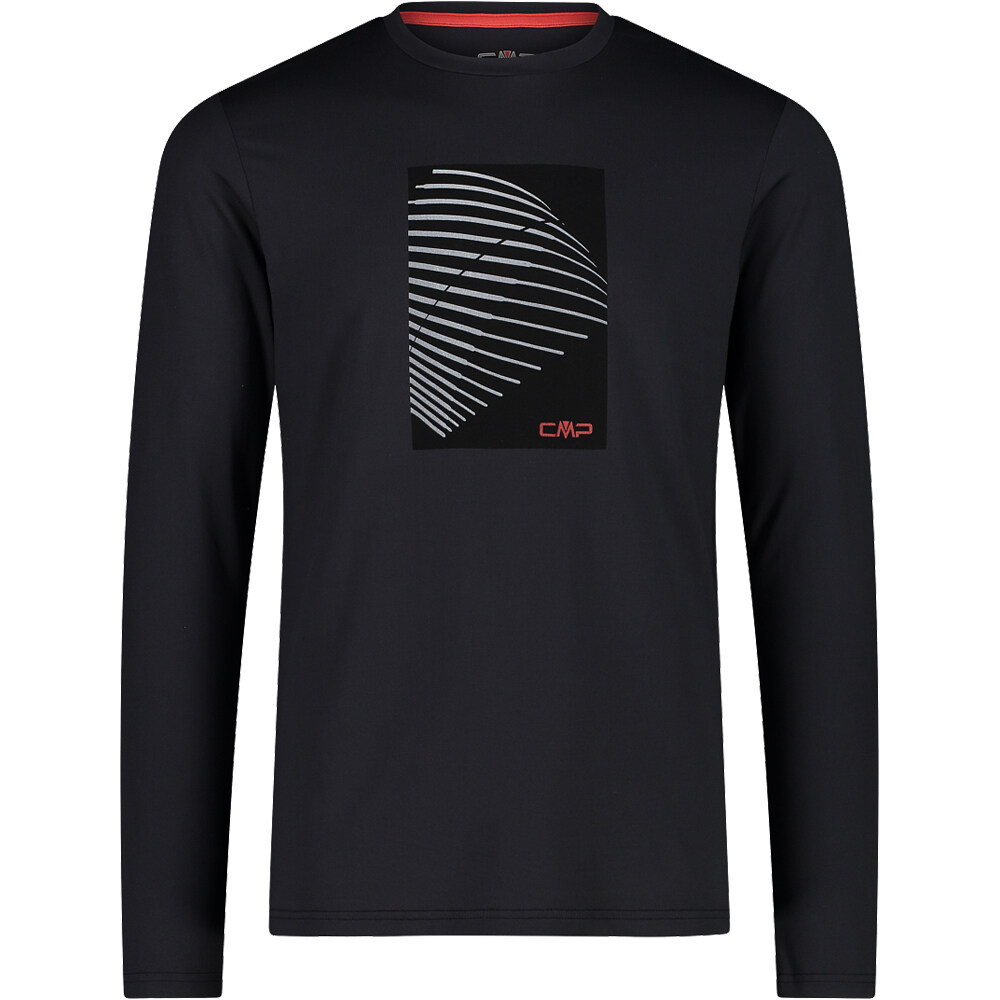 Cmp camiseta montaña manga larga hombre Cmp MAN T-SHIRT vista frontal Cmp camiseta montaña manga larga hombre Cmp MAN T-SHIRT vista frontal