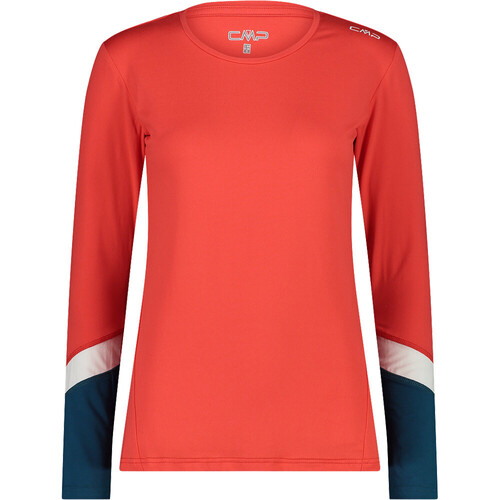 CMP WOMAN T-SHIRT rojo