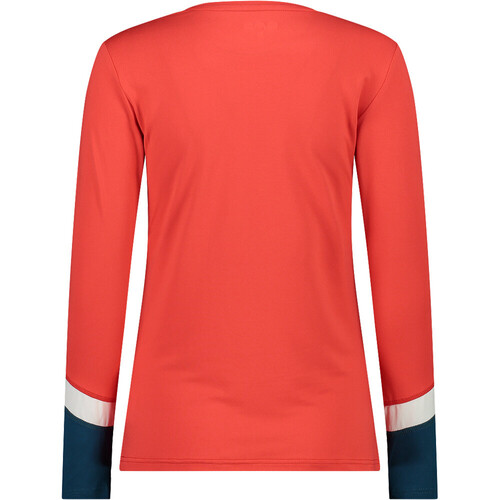 CMP WOMAN T-SHIRT rojo