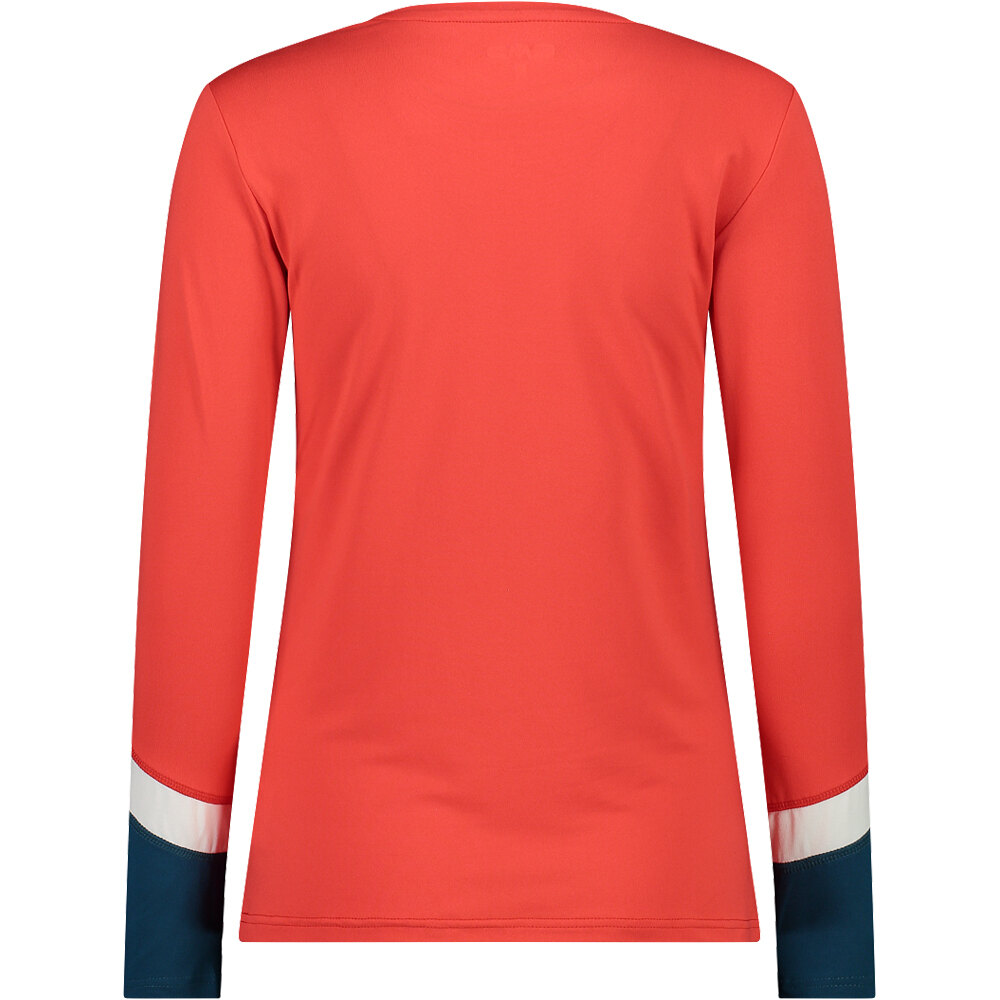 Cmp camiseta montaña manga larga mujer Cmp WOMAN T-SHIRT vista trasera Cmp camiseta montaña manga larga mujer Cmp WOMAN T-SHIRT vista trasera