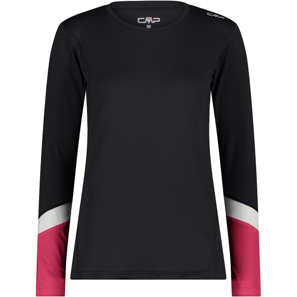 Cmp camiseta montaña manga larga mujer Cmp WOMAN T-SHIRT vista frontal Cmp camiseta montaña manga larga mujer Cmp WOMAN T-SHIRT vista frontal