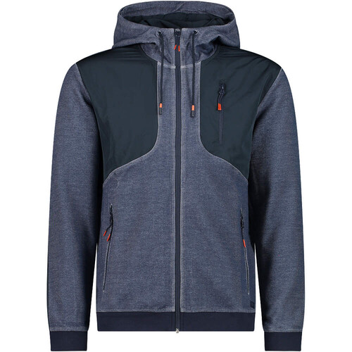 CMP MAN JACKET FIX HOOD azul