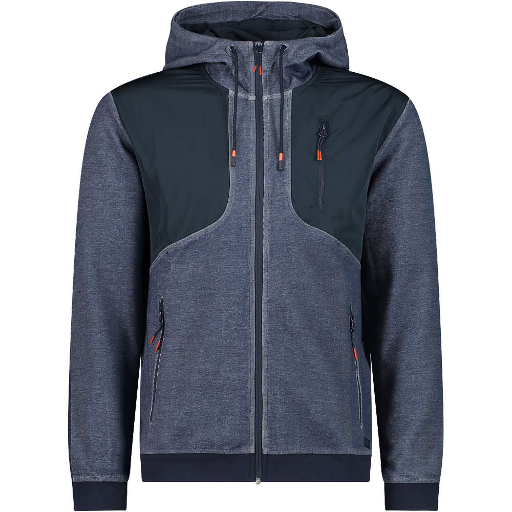 Cmp forro polar hombre Cmp MAN JACKET FIX HOOD vista frontal Cmp forro polar hombre Cmp MAN JACKET FIX HOOD vista frontal