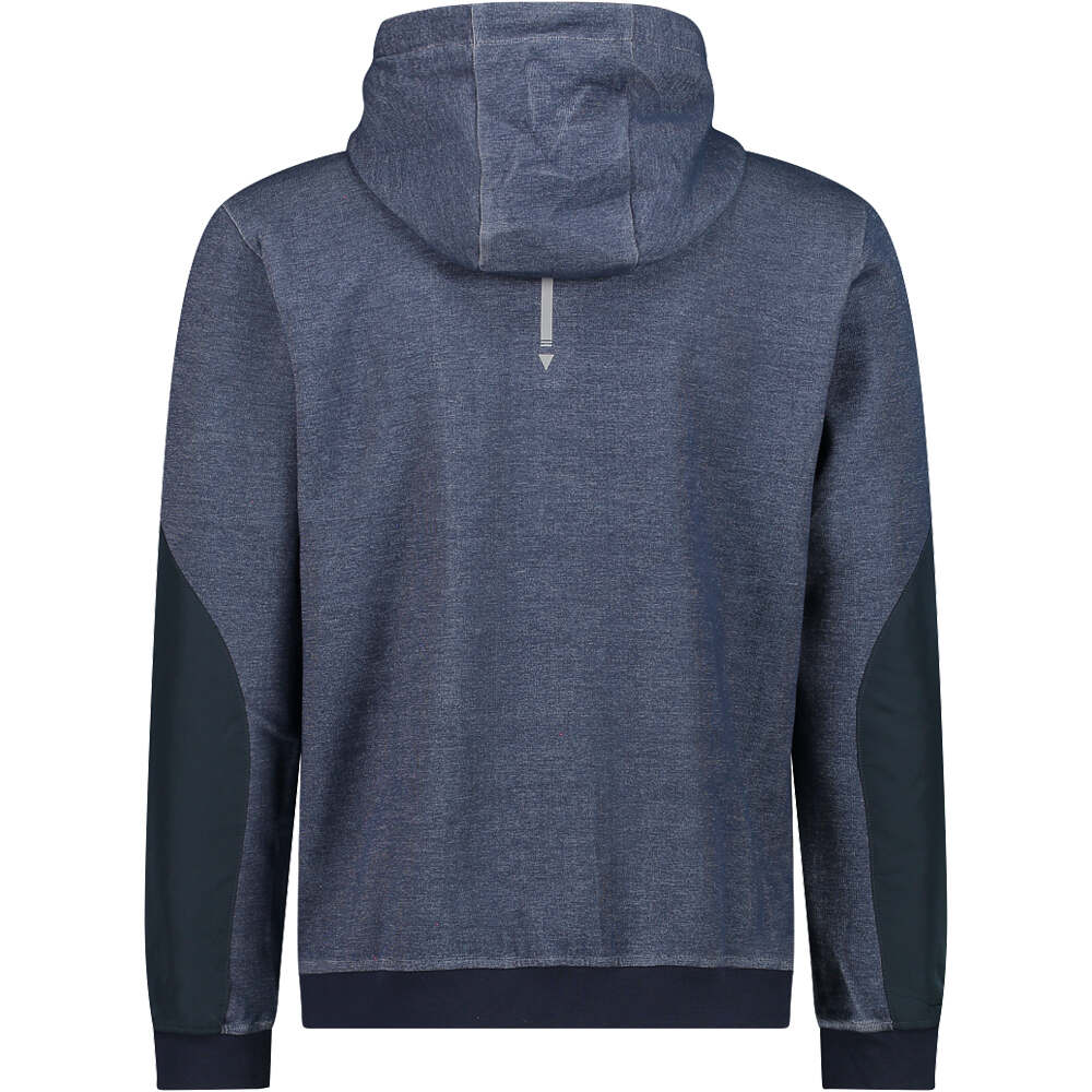 Cmp forro polar hombre Cmp MAN JACKET FIX HOOD vista trasera Cmp forro polar hombre Cmp MAN JACKET FIX HOOD vista trasera