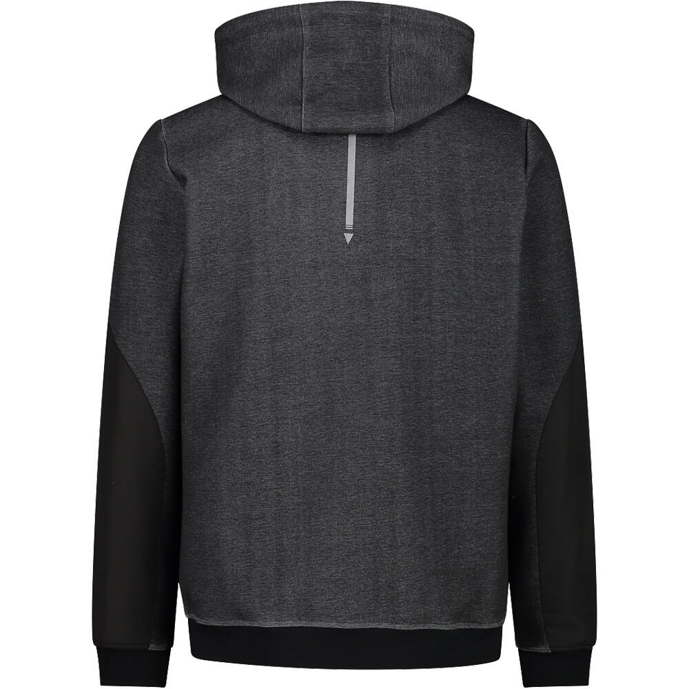 Cmp forro polar hombre Cmp MAN JACKET FIX HOOD vista trasera Cmp forro polar hombre Cmp MAN JACKET FIX HOOD vista trasera