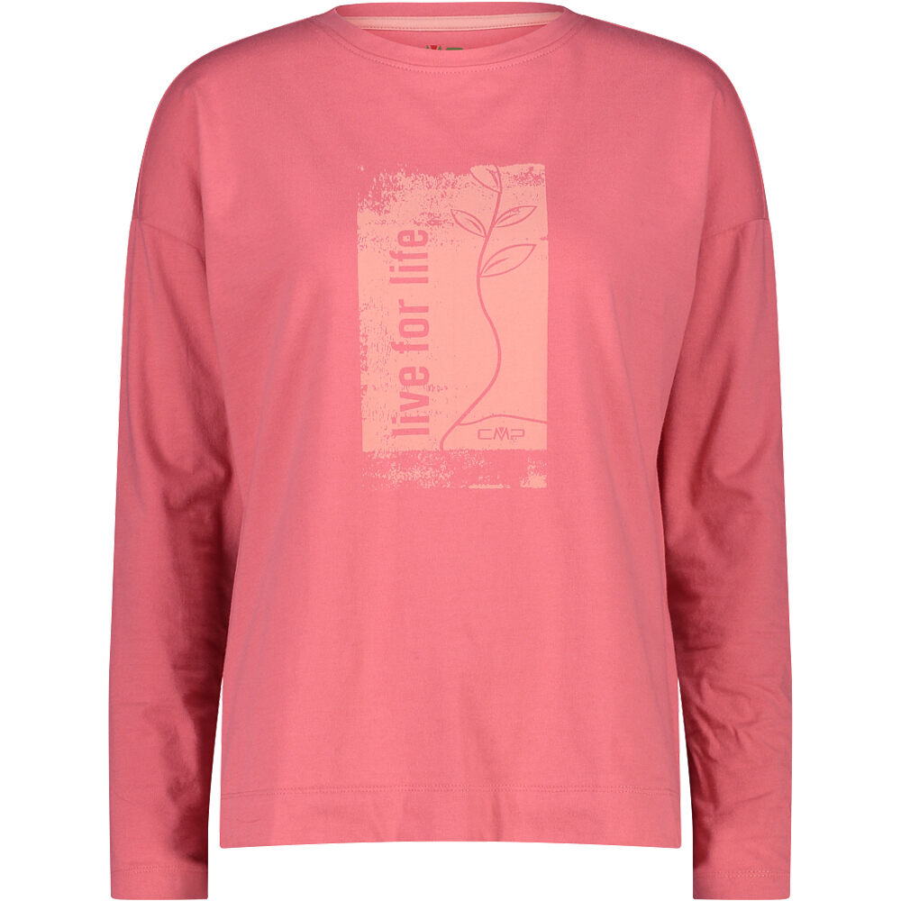 Cmp Sudaderas Montaña Mujer Cmp WOMAN T-SHIRT vista frontal Cmp Sudaderas Montaña Mujer Cmp WOMAN T-SHIRT vista frontal
