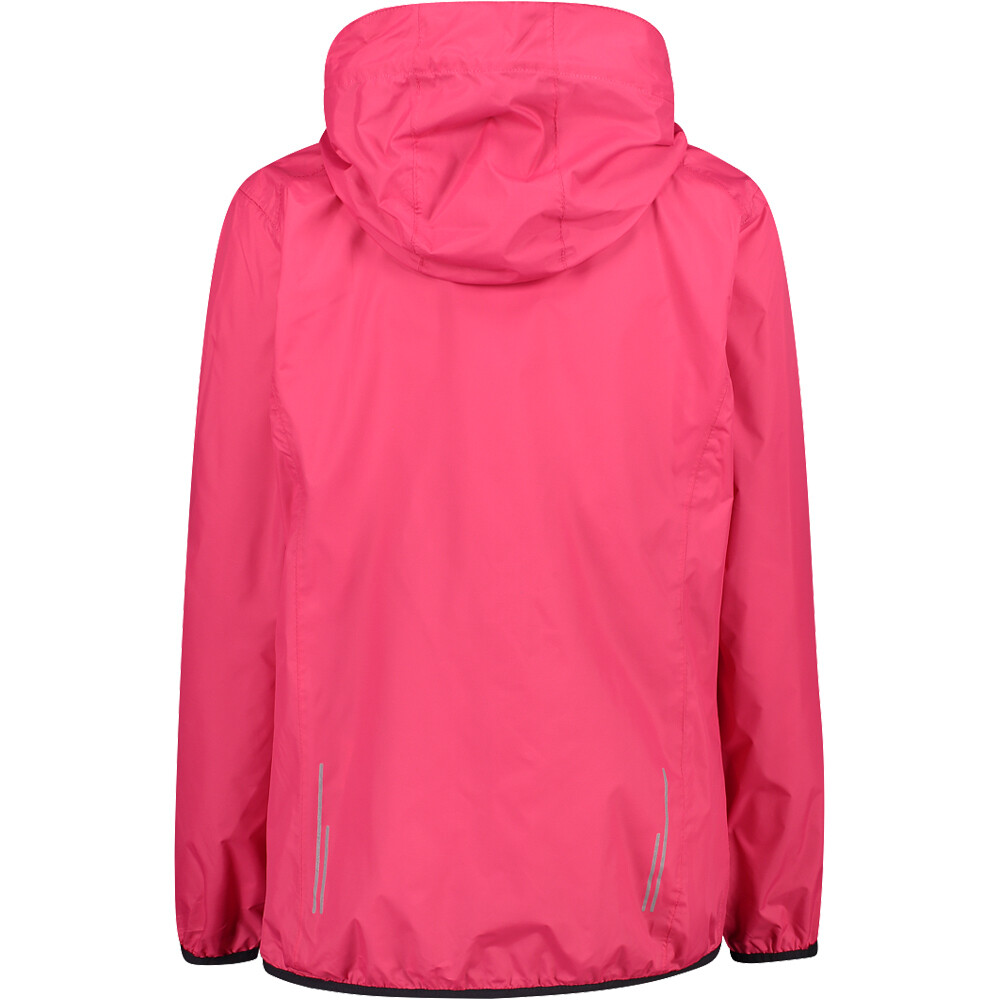 Cmp chaqueta impermeable mujer WOMAN JACKET RAIN FIX HOOD vista trasera Cmp chaqueta impermeable mujer WOMAN JACKET RAIN FIX HOOD vista trasera