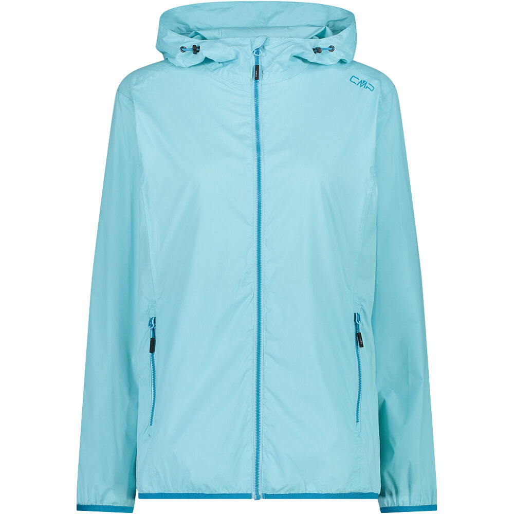 Cmp chaqueta impermeable mujer Cmp WOMAN JACKET RAIN FIX HOOD vista frontal Cmp chaqueta impermeable mujer Cmp WOMAN JACKET RAIN FIX HOOD vista frontal
