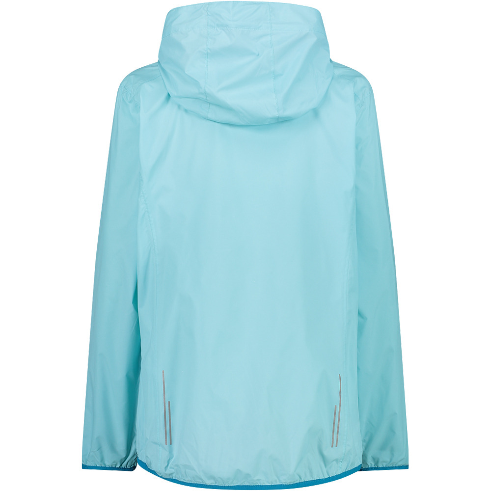 Cmp chaqueta impermeable mujer Cmp WOMAN JACKET RAIN FIX HOOD vista trasera Cmp chaqueta impermeable mujer Cmp WOMAN JACKET RAIN FIX HOOD vista trasera