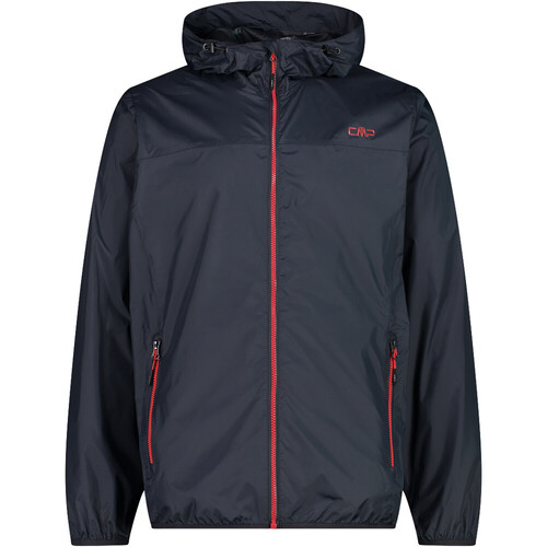 CMP MAN JACKET RAIN FIX HOOD gris