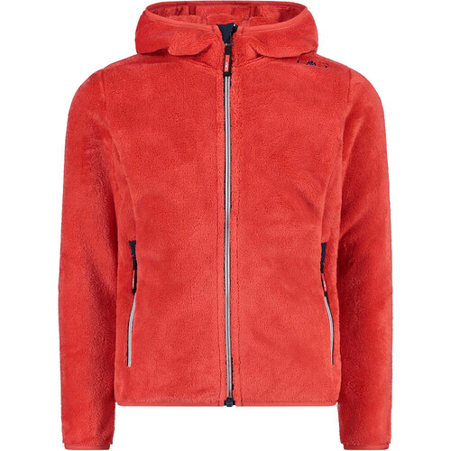 CMP KID G JACKET FIX HOOD rojo