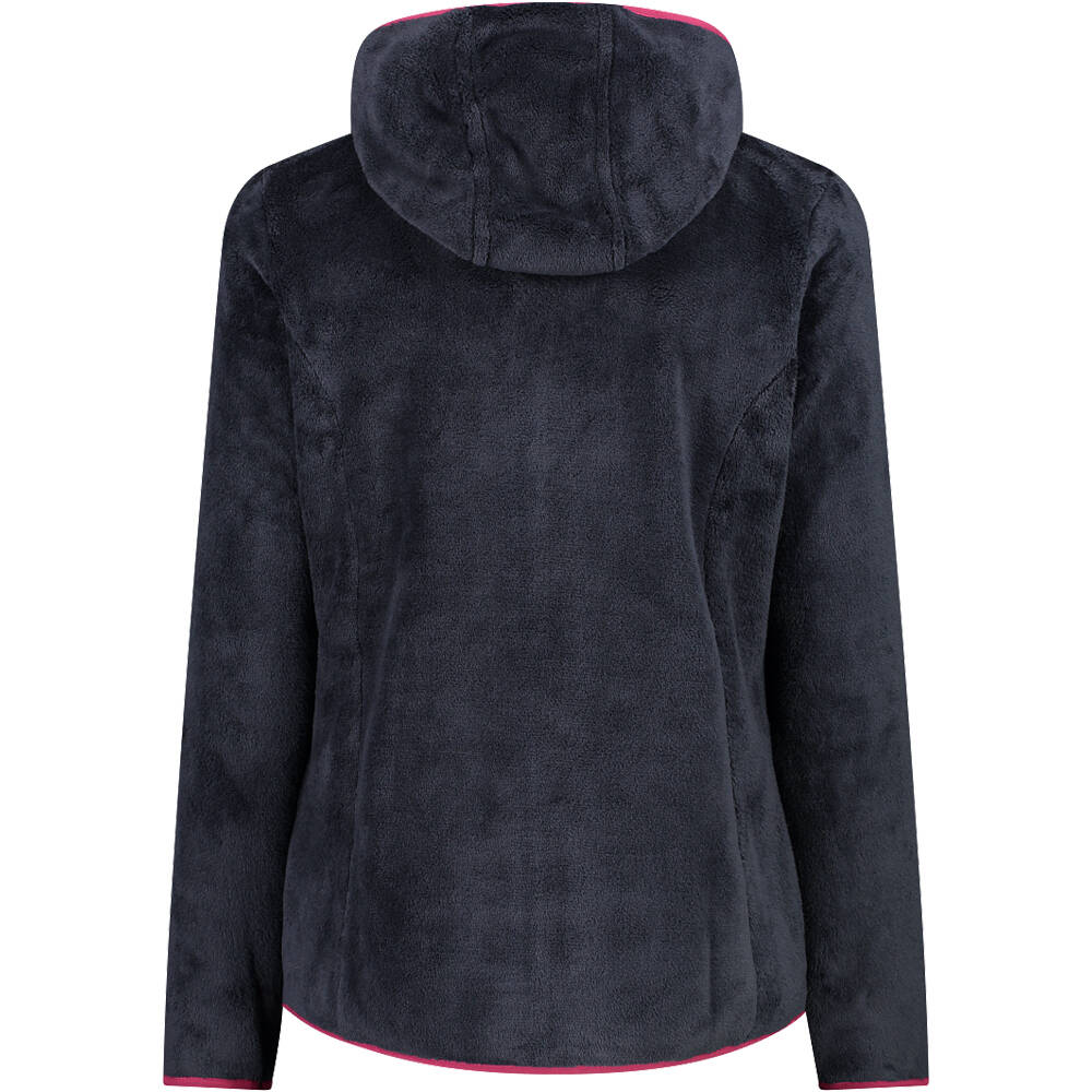 Cmp forro polar mujer WOMAN JACKET FIX HOOD vista trasera Cmp forro polar mujer WOMAN JACKET FIX HOOD vista trasera