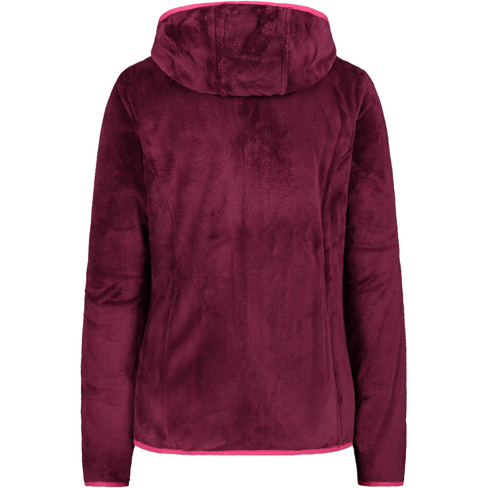 Cmp forro polar mujer WOMAN JACKET FIX HOOD vista trasera Cmp forro polar mujer WOMAN JACKET FIX HOOD vista trasera