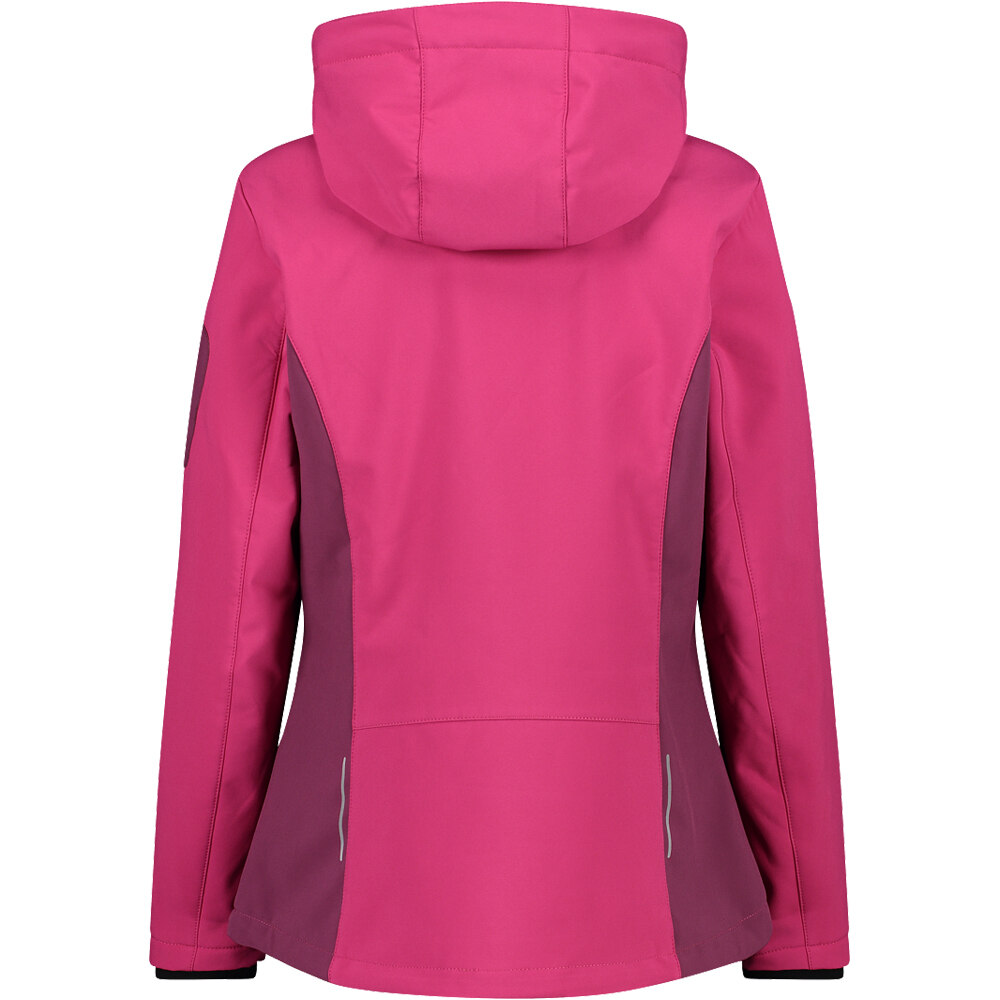 Cmp chaqueta impermeable insulada mujer WOMAN JACKET ZIP HOOD vista trasera Cmp chaqueta impermeable insulada mujer WOMAN JACKET ZIP HOOD vista trasera