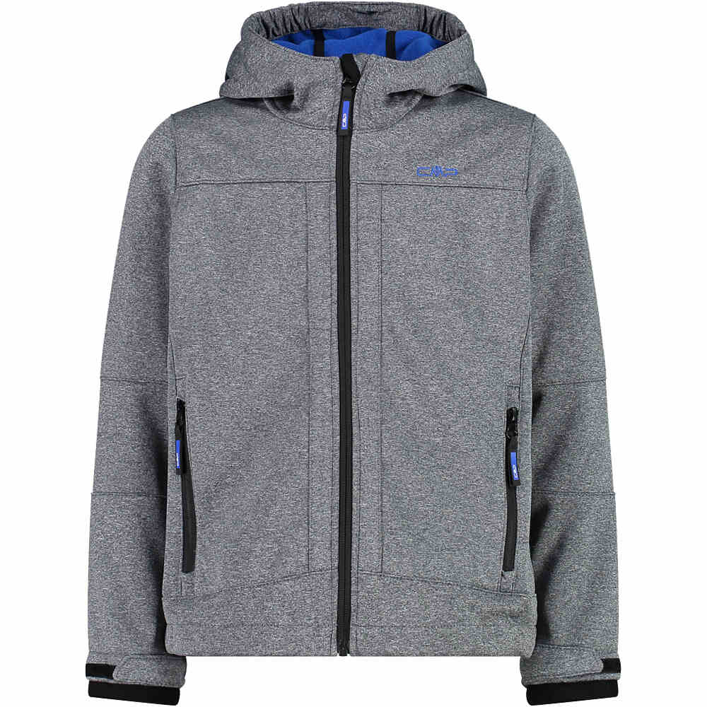Cmp chaqueta softshell niño KID JACKET FIX HOOD vista frontal Cmp chaqueta softshell niño KID JACKET FIX HOOD vista frontal