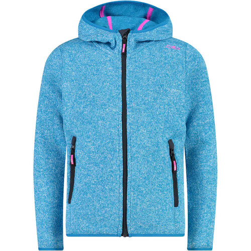 CMP KID G JACKET FIX HOOD azul