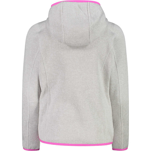 CMP KID G JACKET FIX HOOD marron