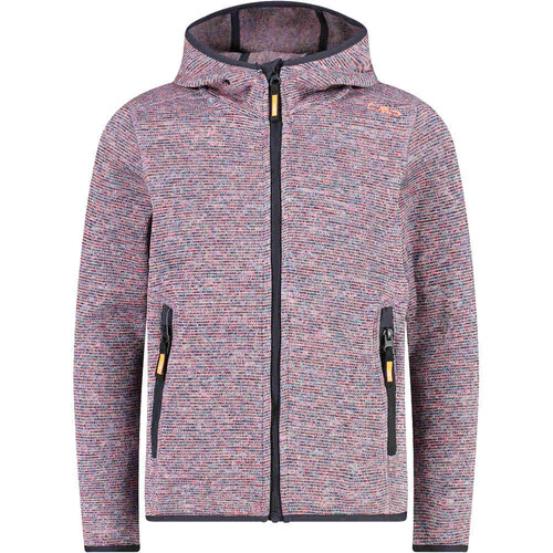 CMP KID G JACKET FIX HOOD gris