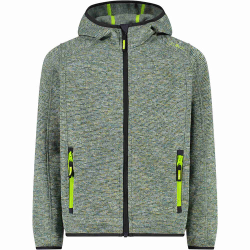 CMP KID JACKET FIX HOOD verde