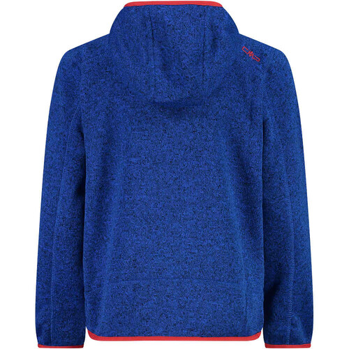 CMP KID JACKET FIX HOOD azul