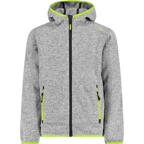 CMP KID JACKET FIX HOOD gris
