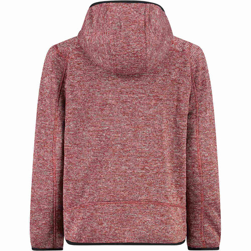 CMP KID JACKET FIX HOOD rojo